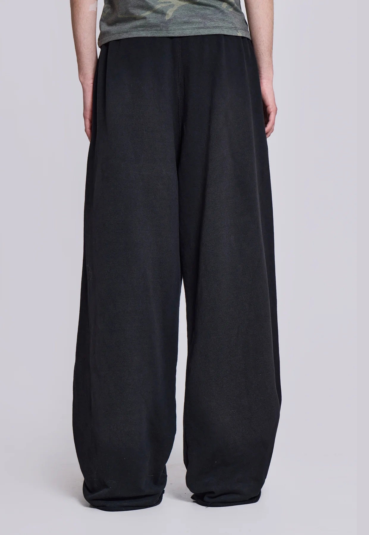 Baggy Sweat Pants - Black wash