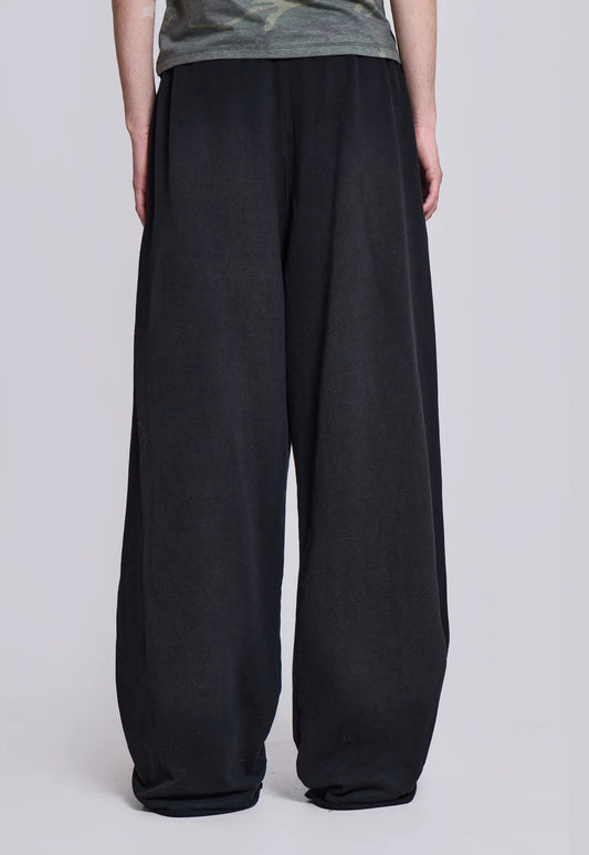 Baggy Sweat Pants - Black wash