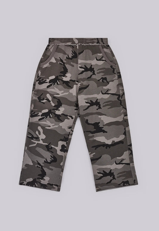 Baggy Sweat Pants - Camo
