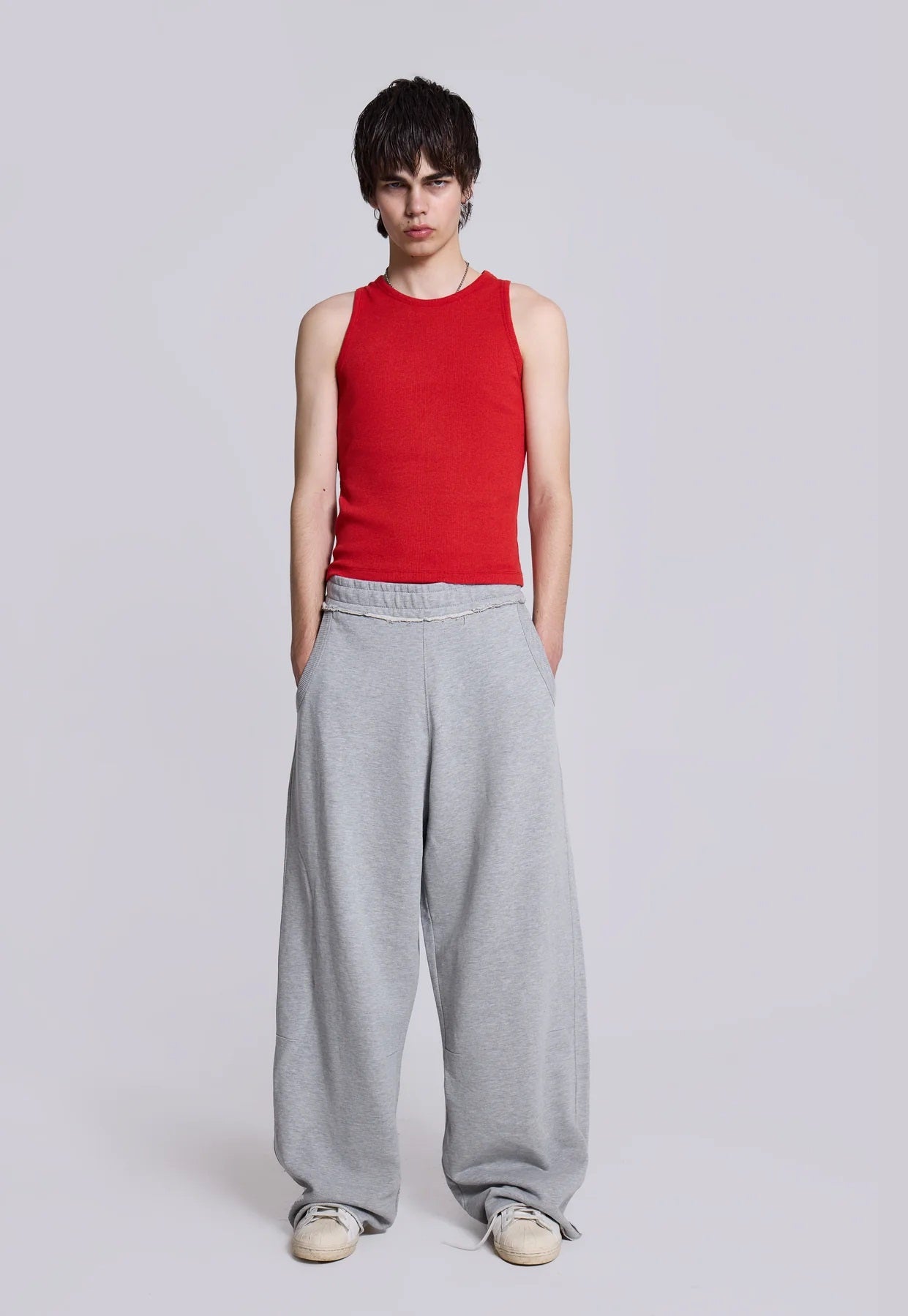 Baggy Sweat Pants - Grey
