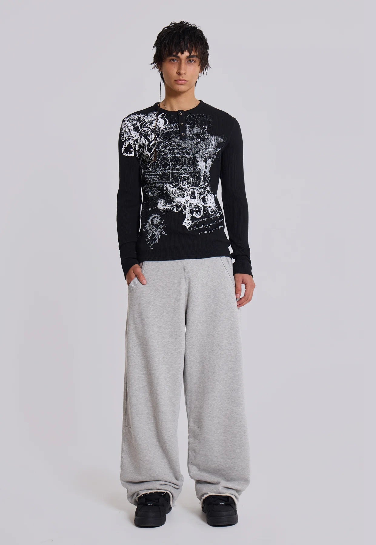 Baggy Sweat Pants - Grey