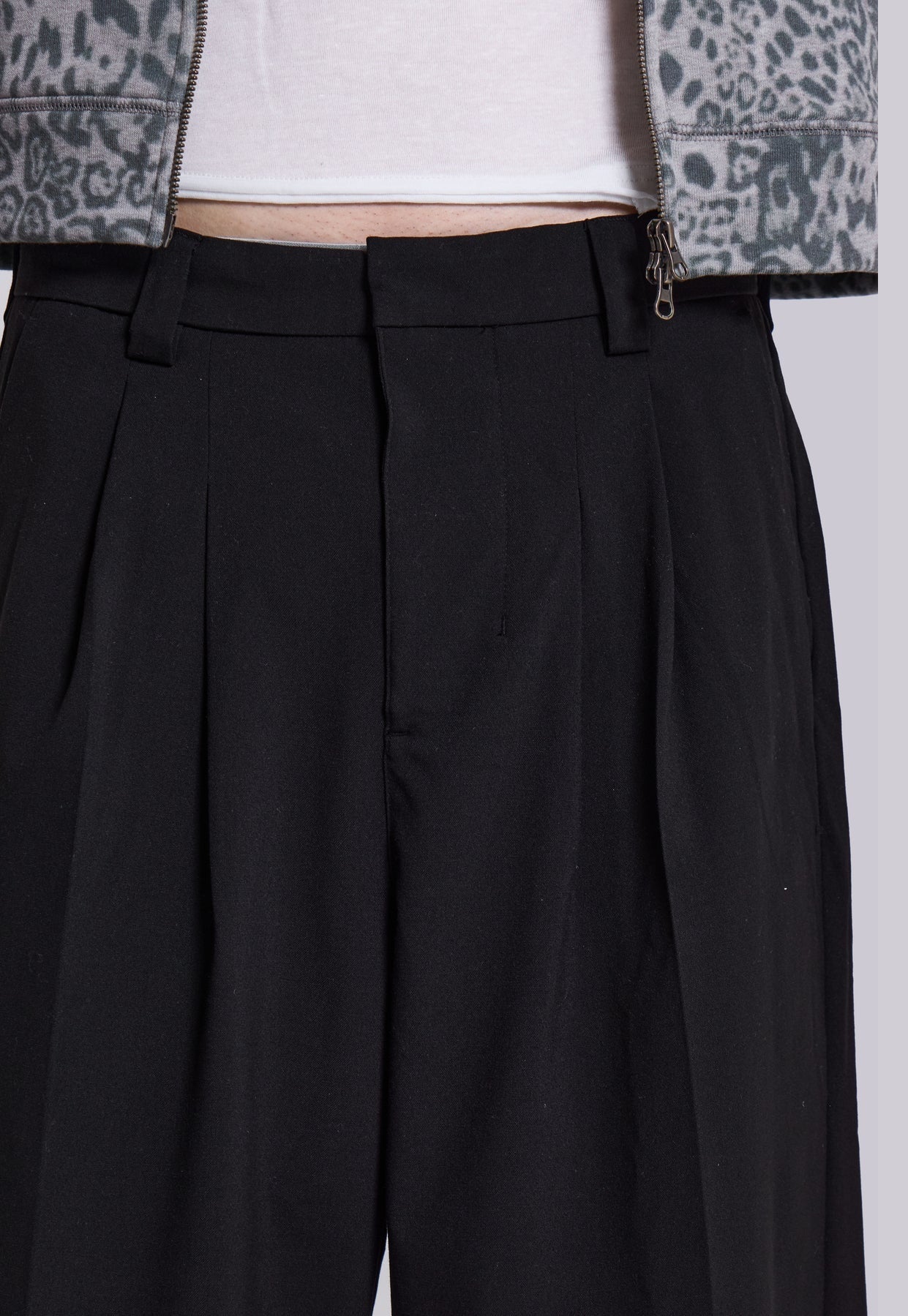 Baggy Suit Pants - Black