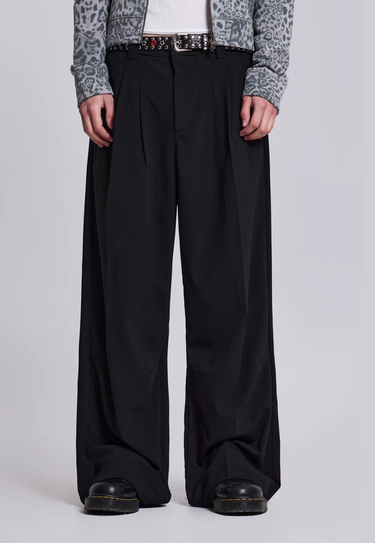 Baggy Suit Pants - Black