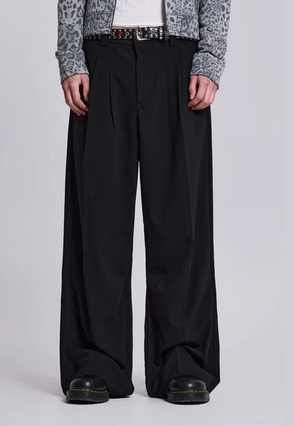 Baggy Suit Pants - Black