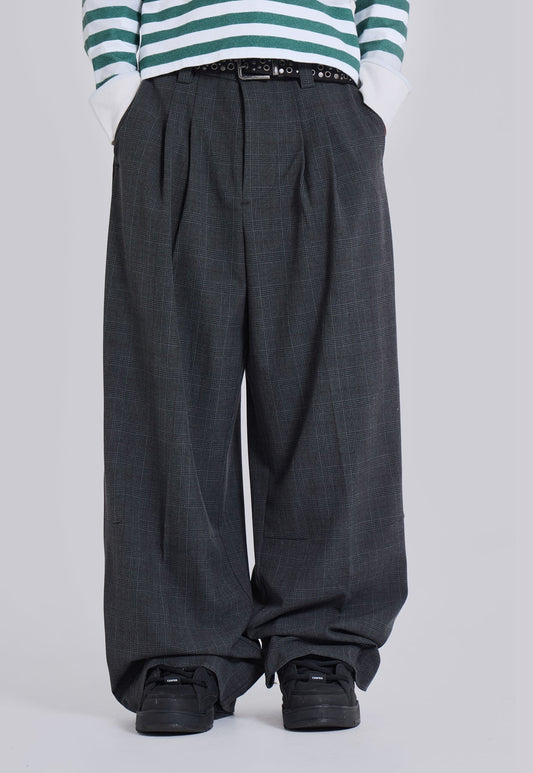 Baggy Suit Pants - Grey