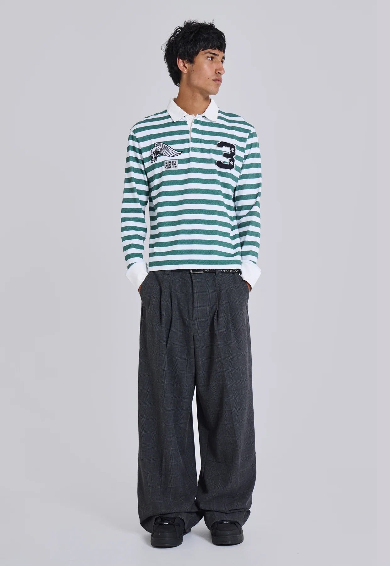 Baggy Suit Pants - Grey