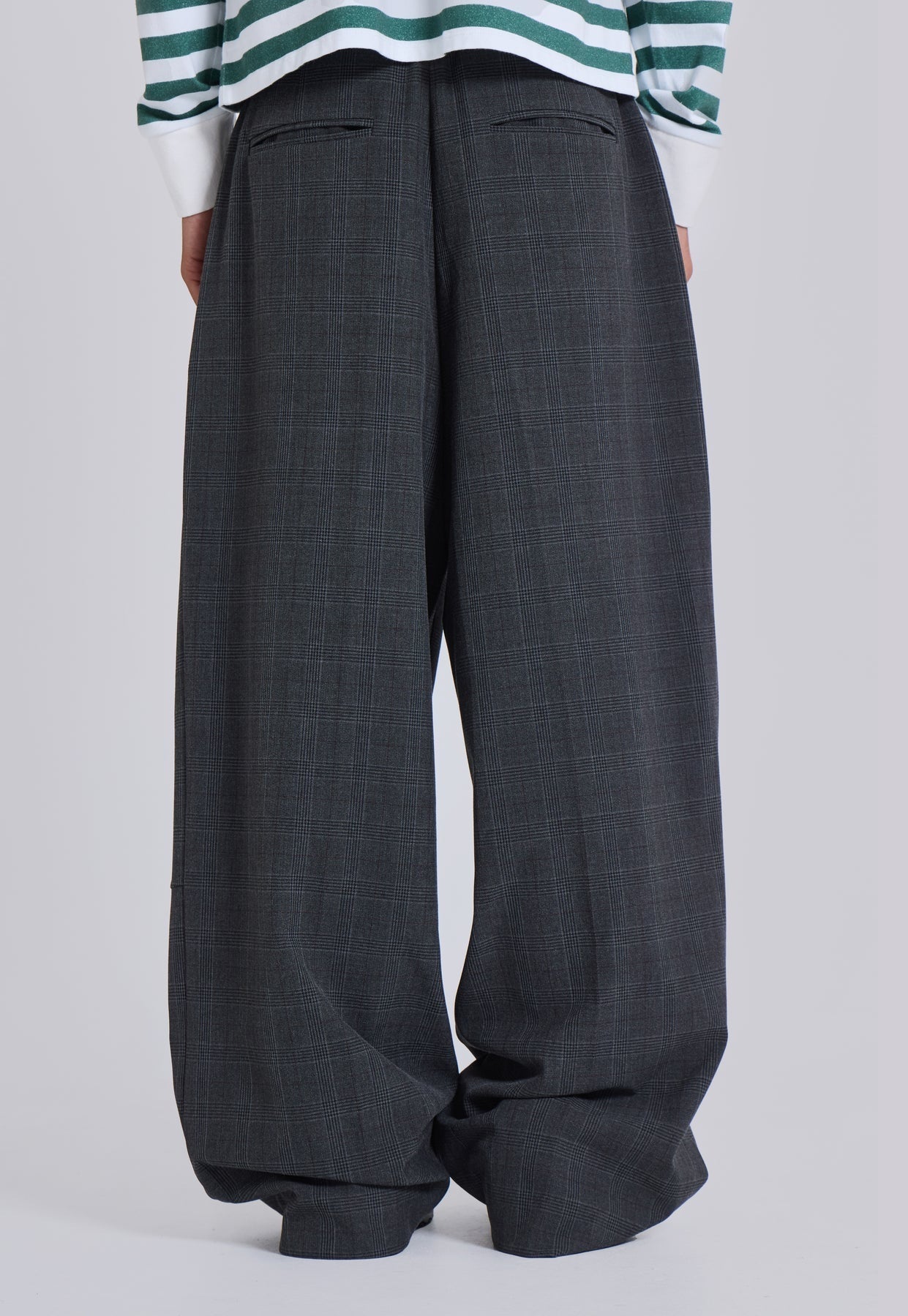 Baggy Suit Pants - Grey