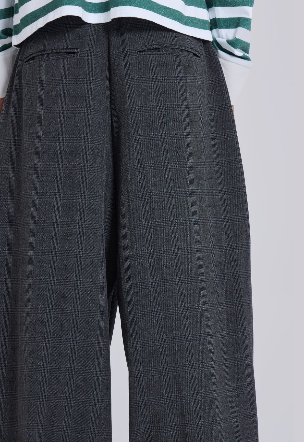 Baggy Suit Pants - Grey
