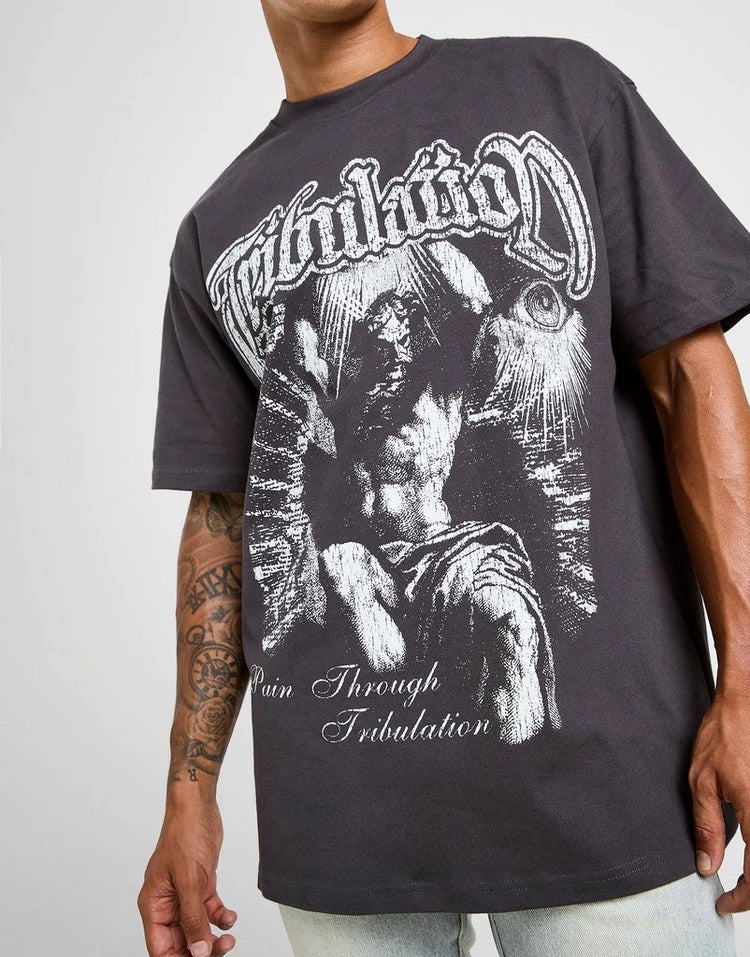 Tribulation Tee - Vintage Black