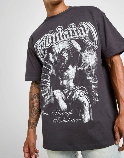 Tribulation Tee - Vintage Black