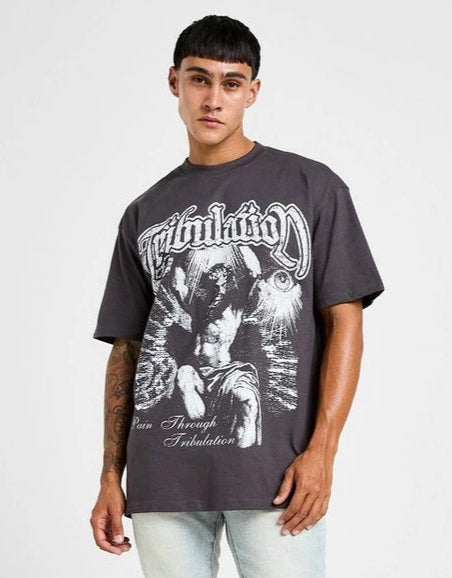 Tribulation Tee - Vintage Black