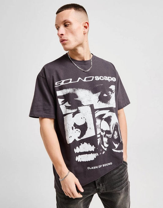 Soundscape Tee - Vintage Black