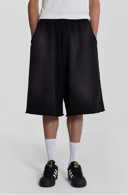 Baggy Sweat Shorts - Black