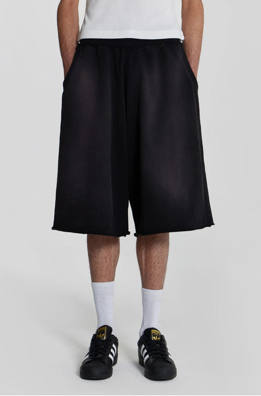 Baggy Sweat Shorts - Black