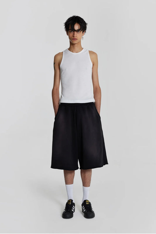 Baggy Sweat Shorts - Black