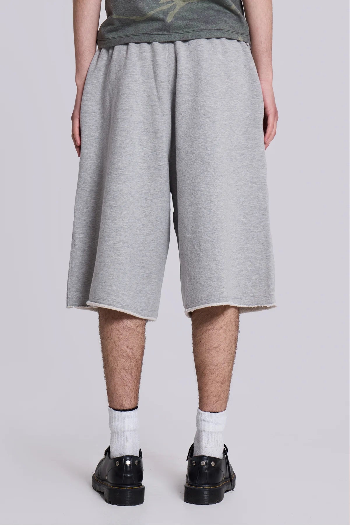 Baggy Sweat Shorts - Grey