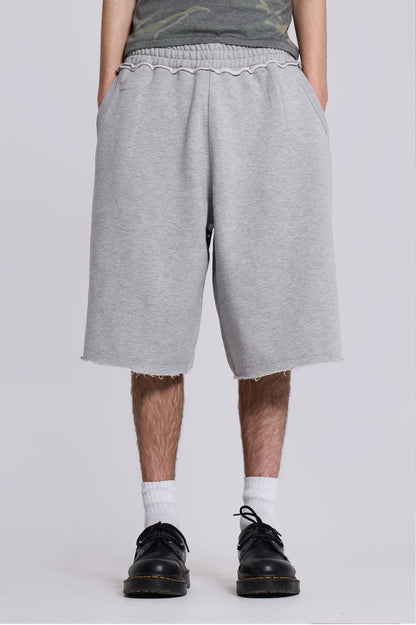 Baggy Sweat Shorts - Grey